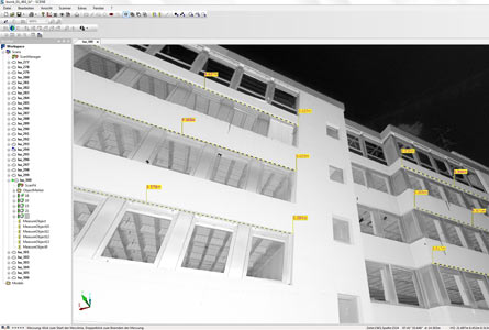 Digitalización en 3D muestra en el modo foto adquirido con el FARO escáner 3D
