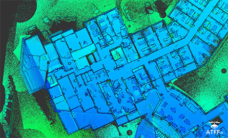 releve-hopital-atff-faro-laser-scanner-3 le scanner FARO X 130 excelle dans les applications de grande envergure