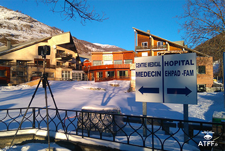 releve-hopital-atff-faro-laser-scanner le scanner permet de relever en un temps record la configuration d'un ensemble complexe